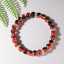 Wholesale Red Glass Bracelet Couple Handmade Crystal Stone Bracelet Women Fashion Bracelets Jewelry Gift thumbnail 2
