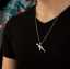 Gun Necklace Submachine Gun Pendant Chain Link Lover Kalashnikov Pendant Gift for Him Handmade Wholesale Jewelry thumbnail 2