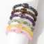 Unisex Trendy Fashionable Natural Stone Bead Bracelet with Cut Crystal Pendant Charming Jewelry Gift for Him and Her thumbnail 1