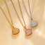 Wholesale Stainless Steel Ocean Series Beach Necklace Gold Plated Shell Starfish Necklace with Cubic Zirconia Jewelry Gift thumbnail 1