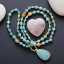Luxury Bohemia Jewelry Gift for Her Random Shaped Amazonite Beads Pendant Lariat Necklace Inspired by Holidays Nature's Beauty thumbnail 1