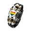 Regenbogen-Armband für Paare, geflochten, Leder, LGBT-Accessoire, Schmuck thumbnail 2