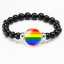 Großhandel – Individuell handgefertigte Perlenarmbänder – Beliebte LGBT-Armbänder mit Pride-Perlen – Schmuck für Schwule thumbnail 1