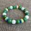Neues 10 mm leuchtendes Malachit-Perlenarmband mit Regenbogen-Charms, Europa- und Amerika-Gay-Pride-Motiv thumbnail 1