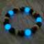 Neues 10 mm leuchtendes Malachit-Perlenarmband mit Regenbogen-Charms, Europa- und Amerika-Gay-Pride-Motiv thumbnail 2