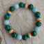 Neues 10 mm leuchtendes Malachit-Perlenarmband mit Regenbogen-Charms, Europa- und Amerika-Gay-Pride-Motiv thumbnail 3