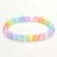 Genuine Natural Gem Rainbow Selenite Beaded Bracelet, Colorful Mix Moroccan Selenite Durable Stretch Bracelets for Women Jewelry thumbnail 1