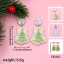 Merry Christmas Tree House Earrings Stainless Steel Pink Acrylic Laser Cut Jewelry for Women Whole Supplier China thumbnail 3