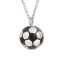 Masculine Sports-Themed Stainless Steel Soccer Necklace (Durable & Hypoallergenic) thumbnail 2
