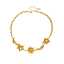 Lonceen Jewelry 极简主义 18K 镀金不锈钢天体日月星吊坠锁骨项链（女士款） thumbnail 1