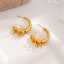 Lonceen Jewelry 出品的 18K 镀金不锈钢极简几何 C 形耳环 thumbnail 3