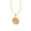 Lonceen Jewelry 18K镀金双色雏菊吊坠项链，不锈钢材质，女士款 thumbnail 1