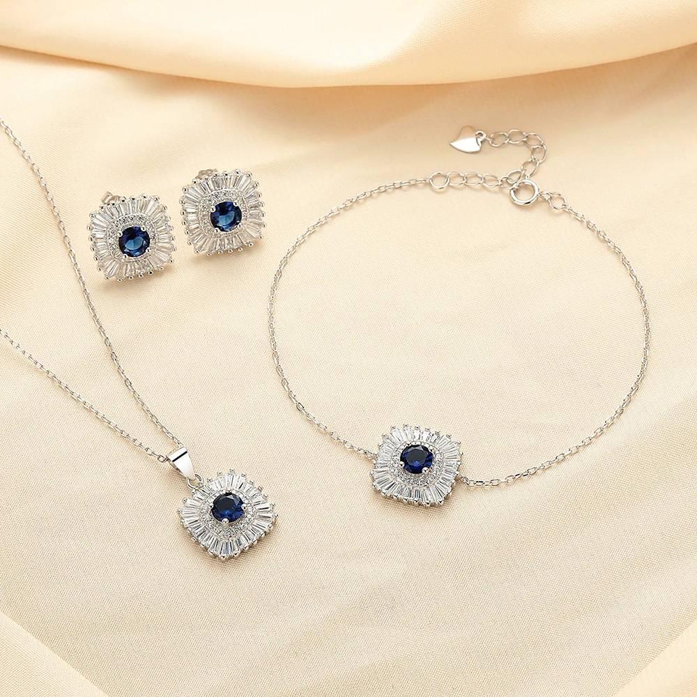 New Arrivals Full Jewelry Set Hand Made Bracelet Necklace and Earrings for Women