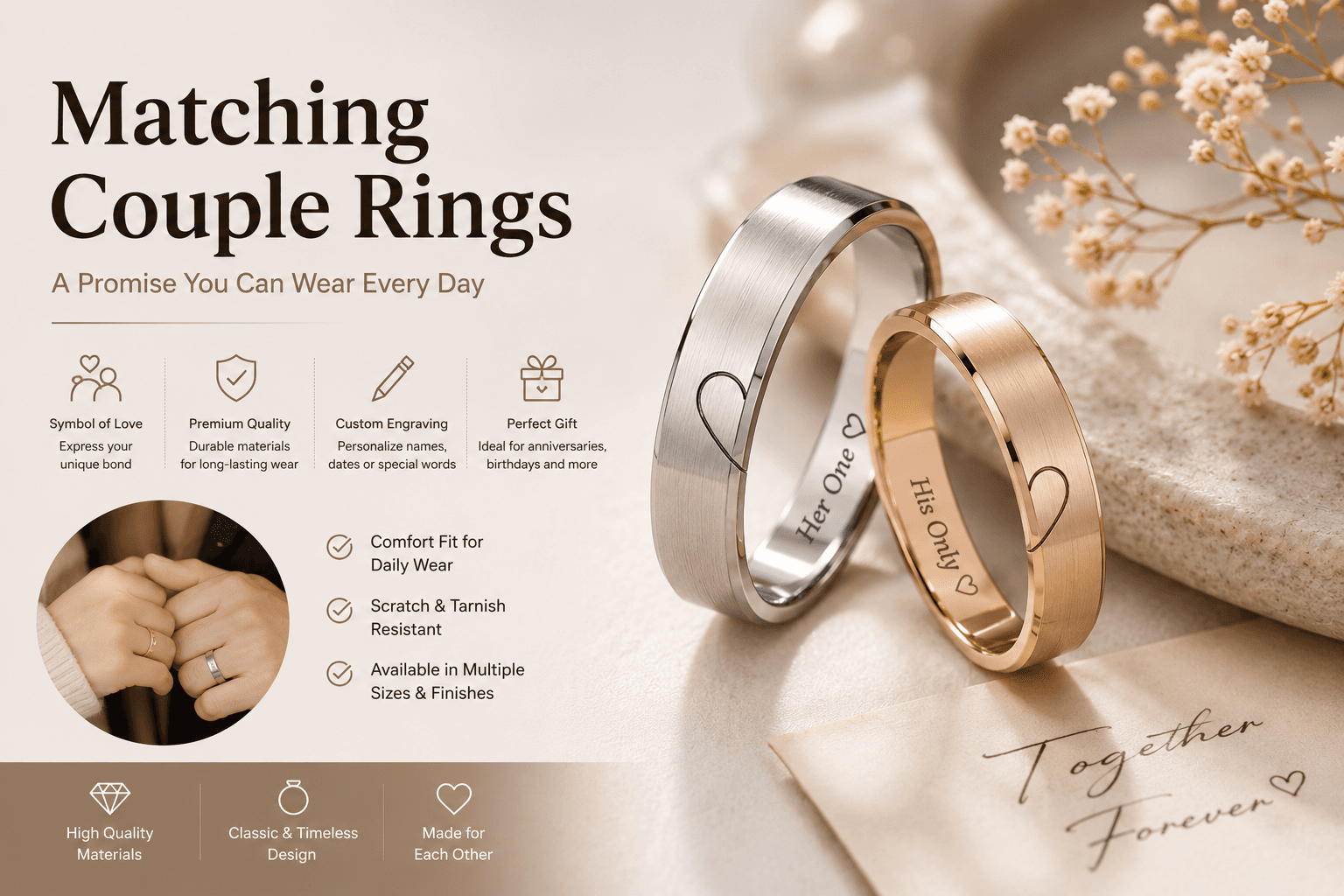Matching Couple Rings: How to Choose Durable and Meaningful Designs for Long-Term Wear