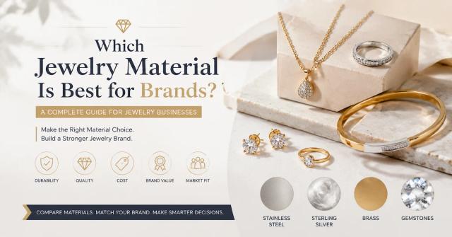 Quel matériau est le plus adapté aux marques de bijoux ? Un guide complet