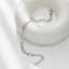 Custom letter name silver-plated stainless steel engraved fashion jewelry bracelet thumbnail 2