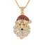 Hip Hop Silver Moissanite Christmas Santa Tree Snowman Elk Pendant Necklace thumbnail 2
