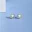 925 Sterling Silver Moonstone Feather Jewelry Set Necklace Earrings Bracelet thumbnail 3