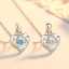 Valentine's Day Fashion Jewelry Set Popular Jumping Love Droplet Pendant Necklace and Earrings thumbnail 3