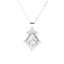 Fashionable 925 Sterling Silver Bow Pendant Design Valentine Gift Charm Jewelry Pendant Necklaces thumbnail 1