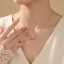Hot Trendy Versatile Elegant Valentine's Gift, Micro Pave, Lightweight Luxury Niche Design Collarbone Necklace Wholesale thumbnail 3