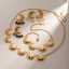 Wholesale Valentines Day Gift Fashion 18K Gold Plated Moon Earring Stainless Steel Necklace Bracelet Jewelry Set for Women thumbnail 3