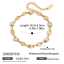 Pulsera de cadena apilable hipoalergénica de acero inoxidable chapado en oro de 18 quilates con circonitas de Lonceen Jewelry thumbnail 2