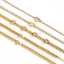 Lonceen Premium 18K Gold Plated Stainless Steel Heart Zircon Tennis Bracelet Set Waterproof Fashion Jewelry thumbnail 1