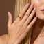 Anillo minimalista abierto Lonceen 2026, nuevo modelo, chapado en oro de 18 quilates, acero inoxidable. thumbnail 3