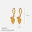 2026 Trendy 18K Gold Plated Stainless Steel Hypoallergenic Gold Grape Drop Earrings for Women thumbnail 3