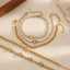 Lonceen Premium 18K Gold Plated Stainless Steel Heart Zircon Tennis Bracelet Set Waterproof Fashion Jewelry thumbnail 2