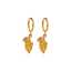 2026 Trendy 18K Gold Plated Stainless Steel Hypoallergenic Gold Grape Drop Earrings for Women thumbnail 1