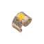 Unique Design Waterproof Tarnish-Resistant Two-Tone Star Open Ring by Lonceen Jewelry thumbnail 1